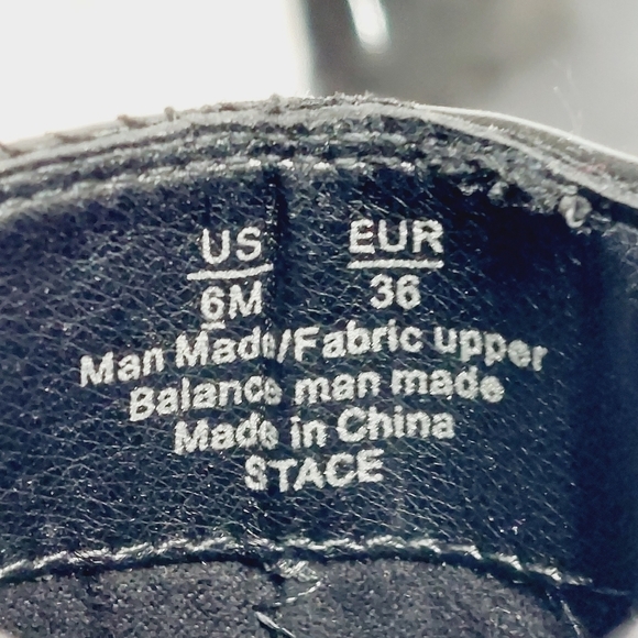 NEW Circus by Sam Edelman Stace Black Patent Chunky Platform Ankle Boots K440 - Picture 10 of 12